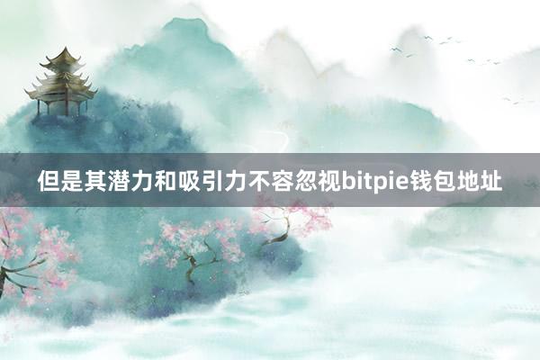 但是其潜力和吸引力不容忽视bitpie钱包地址